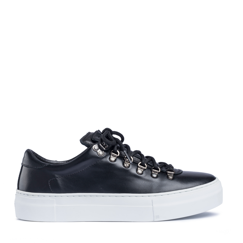 Marostica Low Black Nappa Platform W